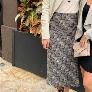 Snake print urban outfitters skirt